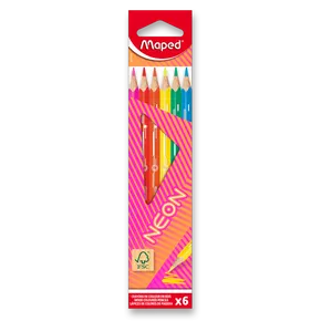Pastelky Maped Neon 6 ks